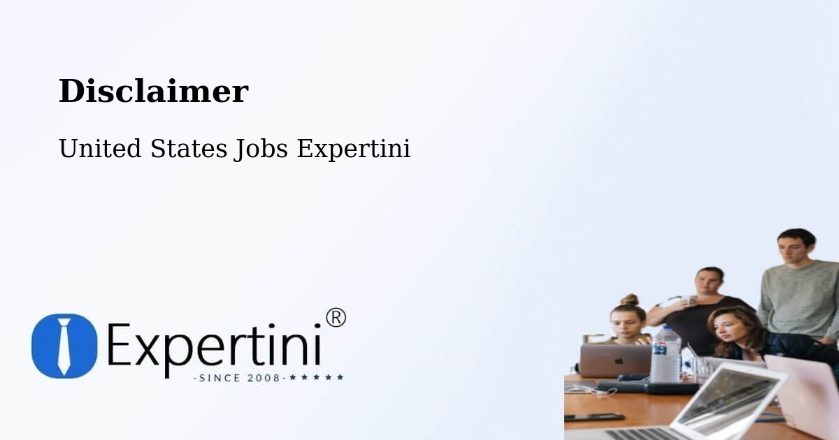 Disclaimer – Laredo - United States Jobs Expertini