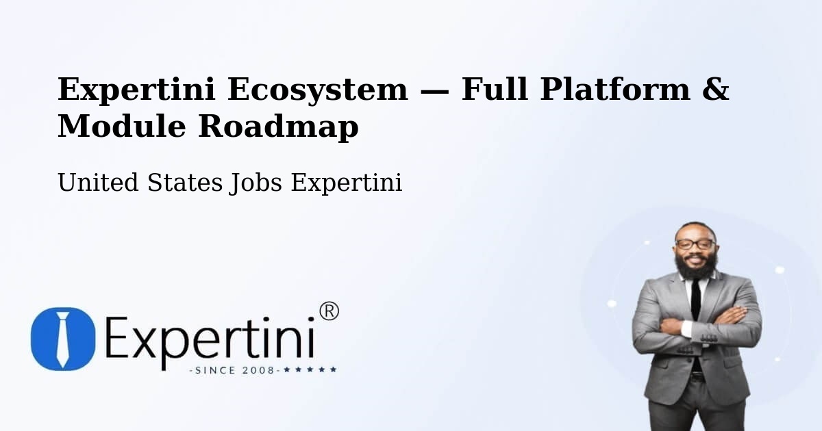 Expertini Ecosystem — Full Platform & Module Roadmap – Laredo